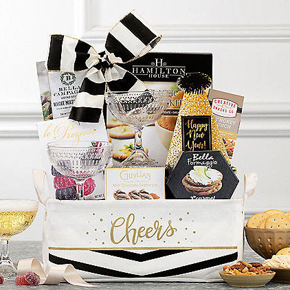 New Year Cheers: Gourmet Gift Basket - GreatArrivals