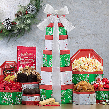 Happiest Holidays: Christmas Gift Tower - GreatArrivals