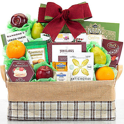 Wholesome Harvest: Fruit Gift Basket - GreatArrivals