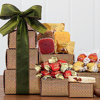Sweet Stack: Gourmet Gift Tower - GreatArrivals