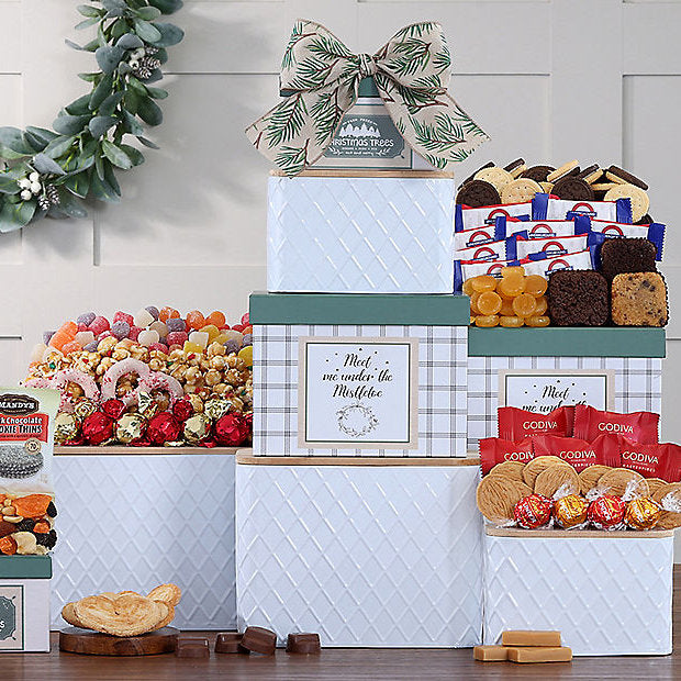 Meet Me Under the Mistletoe: Holiday Gift Tower - GreatArrivals