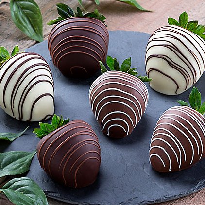 Chocolate Dipped Strawberries: Half Dozen - GreatArrivals