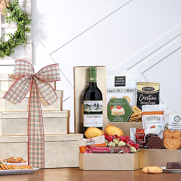 Edenbrook Vineyards Cabernet: Wine Gift Tower - GreatArrivals