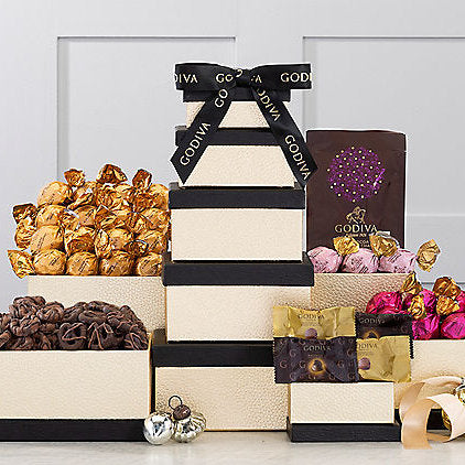 Godiva Golden: Holiday Gift Tower - GreatArrivals