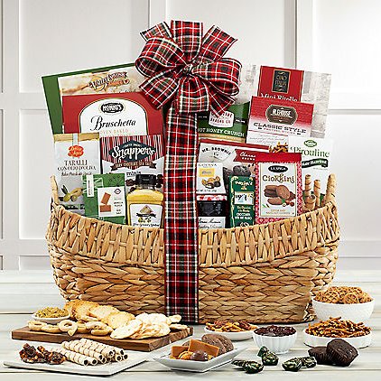 Holiday Wishes: Gourmet Christmas Gift Basket - GreatArrivals