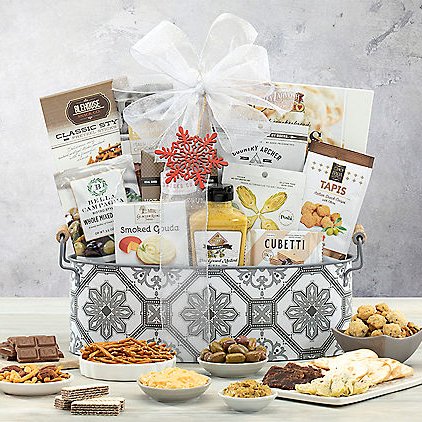 Winter Celebration: Gourmet Gift Basket - GreatArrivals