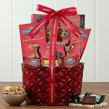 Ghirardelli Chocolate Selection: Gourmet Gift Basket - GreatArrivals