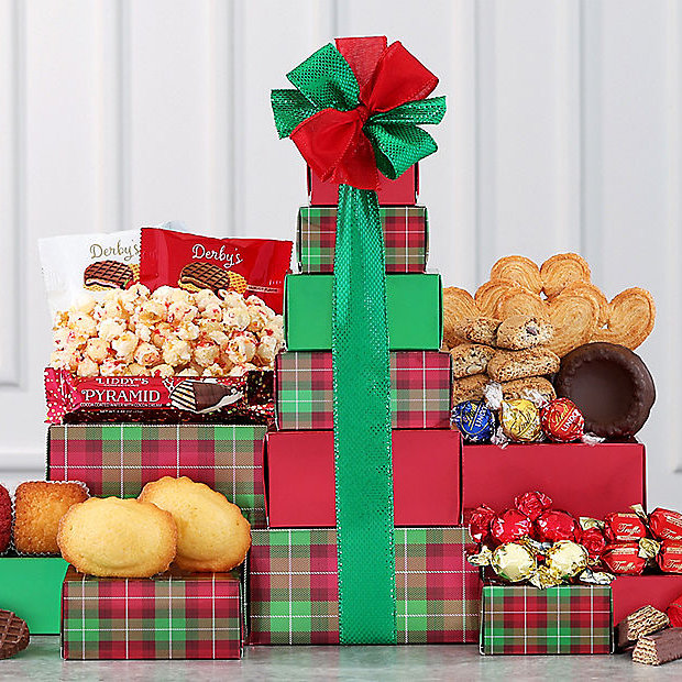 Christmas Plaid: Holiday Gift Tower - GreatArrivals