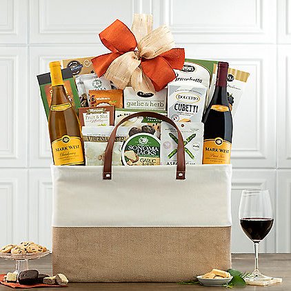 Mark West Duet: Gourmet Wine Gift Basket - GreatArrivals