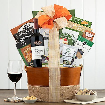 Estancia Cabernet: Gourmet Wine Gift Basket - GreatArrivals