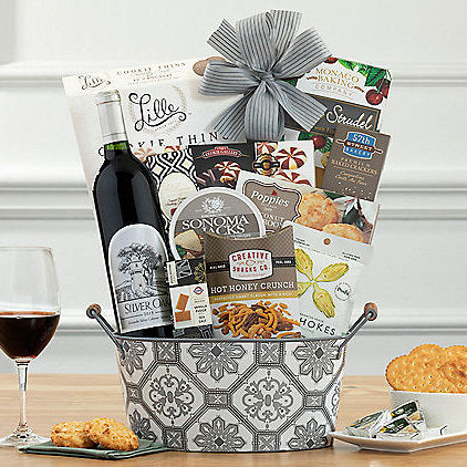 Silver Oak Cabernet: Wine Gift Basket - GreatArrivals
