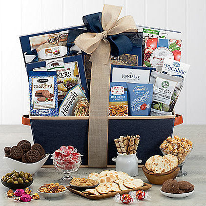Festive Cheer: Gourmet Gift Basket - GreatArrivals