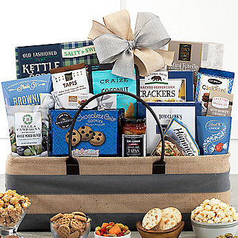 Gourmet Delights: Gift Basket Tote - GreatArrivals