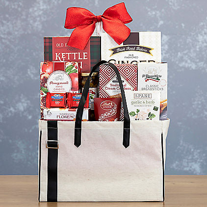 Festive Gourmet: Holiday Gift Tote - GreatArrivals