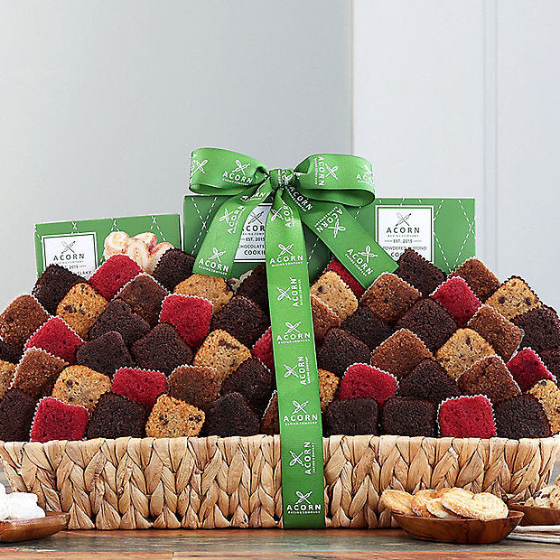 Sweet Bakery Bonanza: Brownies, Cookies & Cakes Gift Basket - GreatArrivals