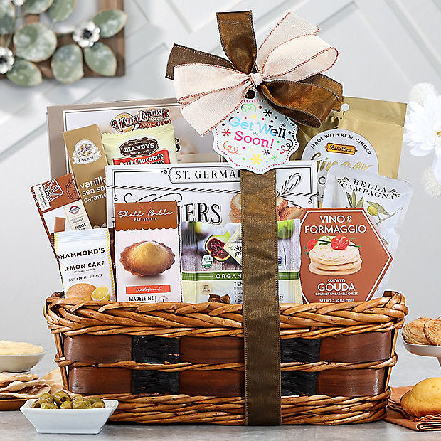 Get Well Traditions: Gourmet Gift Basket - GreatArrivals