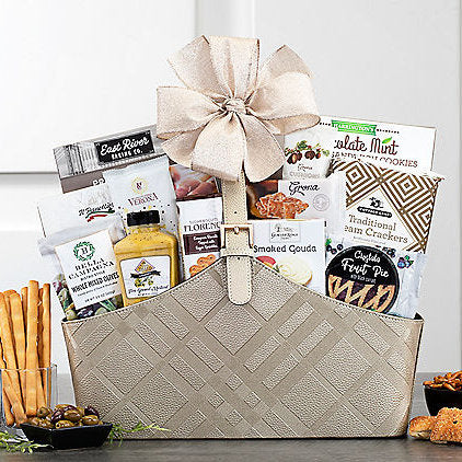 Sophisticated Gourmet: Sweet & Savory Basket - GreatArrivals