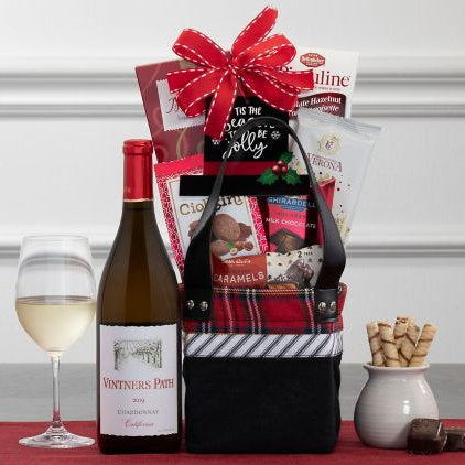 Vintners Path Chardonnay: Wine Gift Basket - GreatArrivals