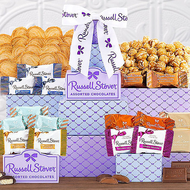 Russell Stover Chocolate: Gift Tower - Gift Basket - GreatArrivals