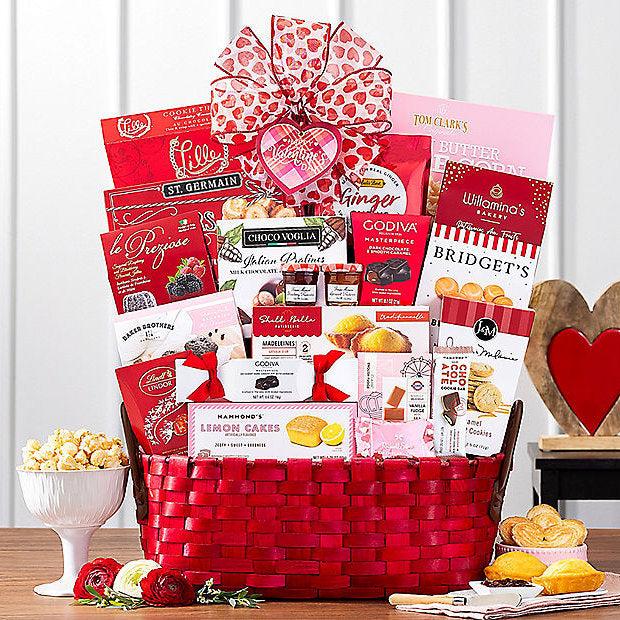 Valentine's Extravaganza: Valentine's Day Basket - GreatArrivals