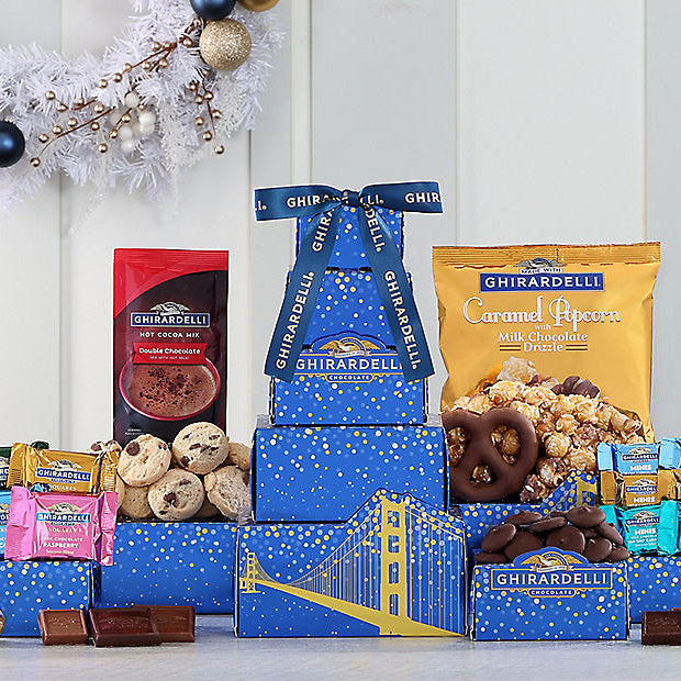Ghirardelli Chocolate: Gourmet Gift Tower - GreatArrivals
