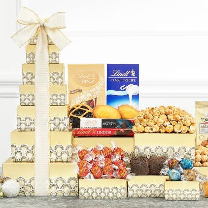 Lindt Premium: Chocolate & Sweets Gift Tower - GreatArrivals
