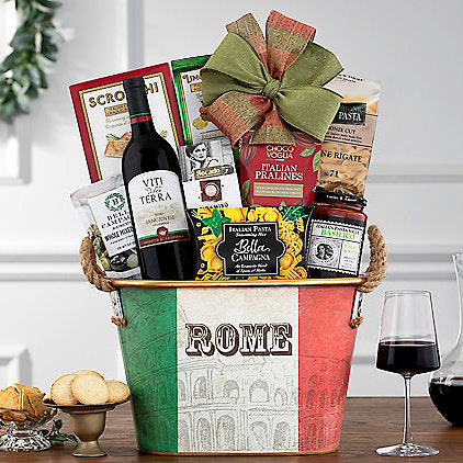 Viti Della Terra Sangiovese: Italian Wine Basket - GreatArrivals