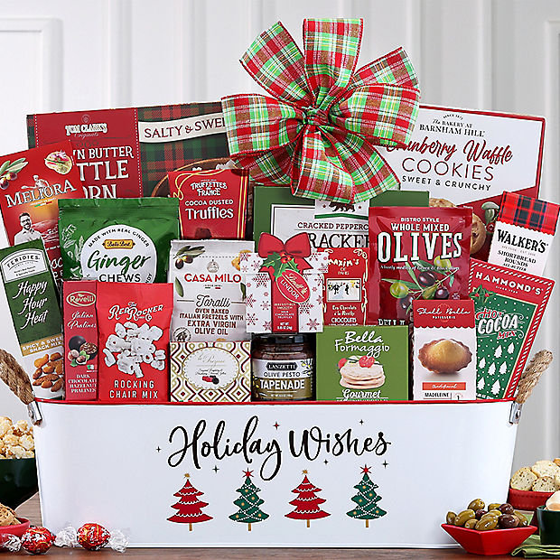 Holiday Delights: Gourmet Gift Basket - GreatArrivals