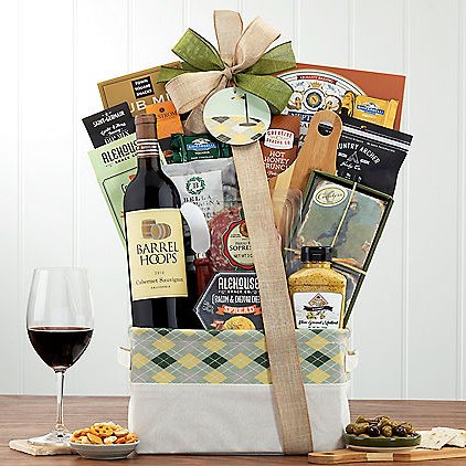 Hole In One Cabernet: Golf & Wine Gift Basket - GreatArrivals