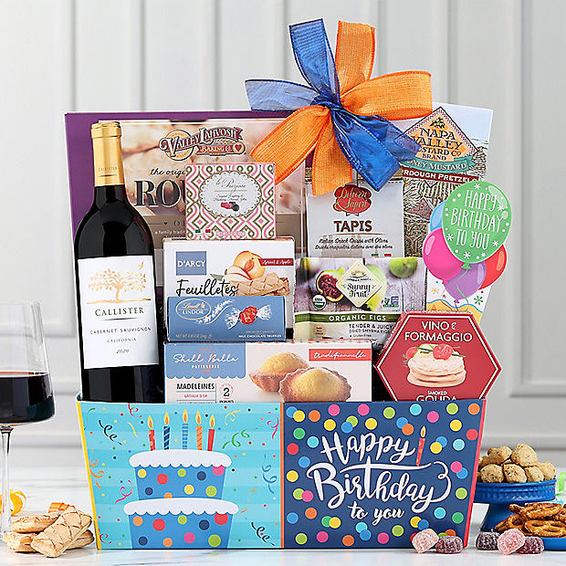 Callister Cellars Cabernet: Birthday Gift Basket - GreatArrivals