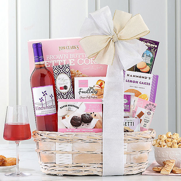 Windwhistle Moscato: Wine Gift Basket - GreatArrivals