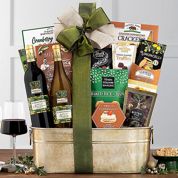 Briar Creek Duet: Gourmet Wine Basket - GreatArrivals