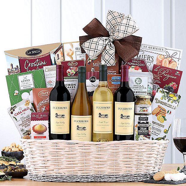 Duckhorn Vineyards Napa Valley Quartet: Wine Gift Basket - GreatArrivals