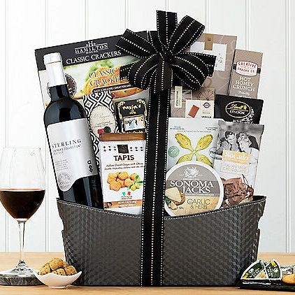 Sterling Vintner's Meritage: Wine Gift Basket - GreatArrivals