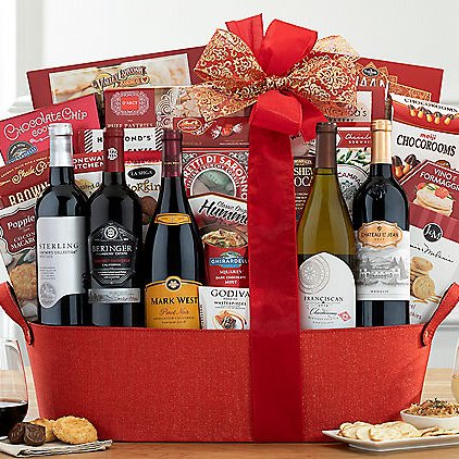 California Tasting Room: Premium Wine Gift Basket - GreatArrivals