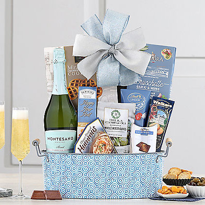 Montesano Sparkling: Kosher Wine Basket - GreatArrivals