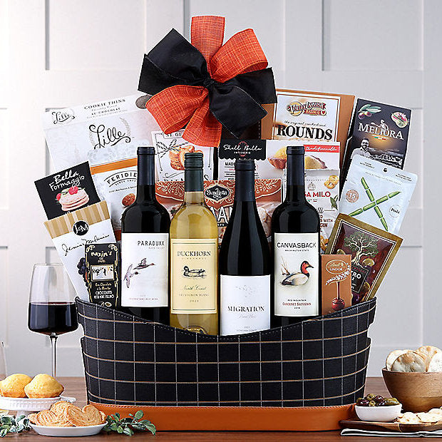 Duckhorn Quartet: Premium Wine Basket - GreatArrivals