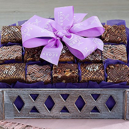 Ooey Gooey Brownies: Brownie Gift Basket - GreatArrivals