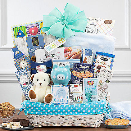 Hooray!: Baby Boy Gift Basket - GreatArrivals