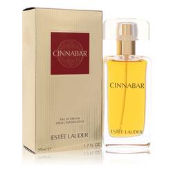 Cinnabar Eau De Parfum Spray (New Packaging) By Estee Lauder by Estee Lauder fragrance bottle