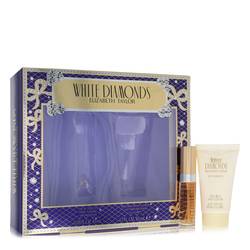 White Diamonds Gift Set By Elizabeth Taylor - Gift Set - 0.33 oz Mini EDT Spray + 1.7 oz Body Lotion - Elizabeth Taylor
