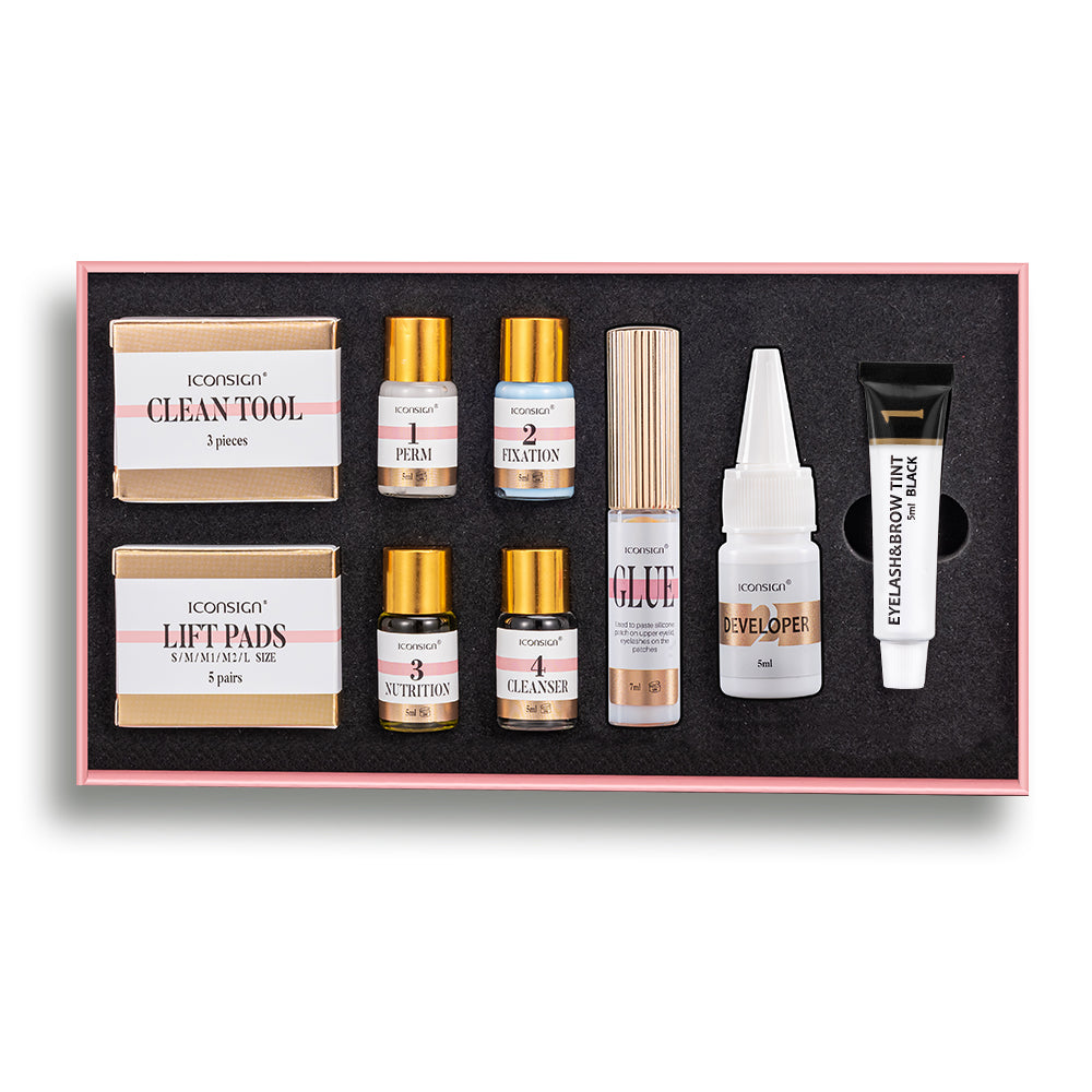 ICONSIGN Lash Lift EyeLash Eyebrow Dye Tint Kit Lashes Perm Set Brow Lamination Makeup Tools - 5.0 - CJ
