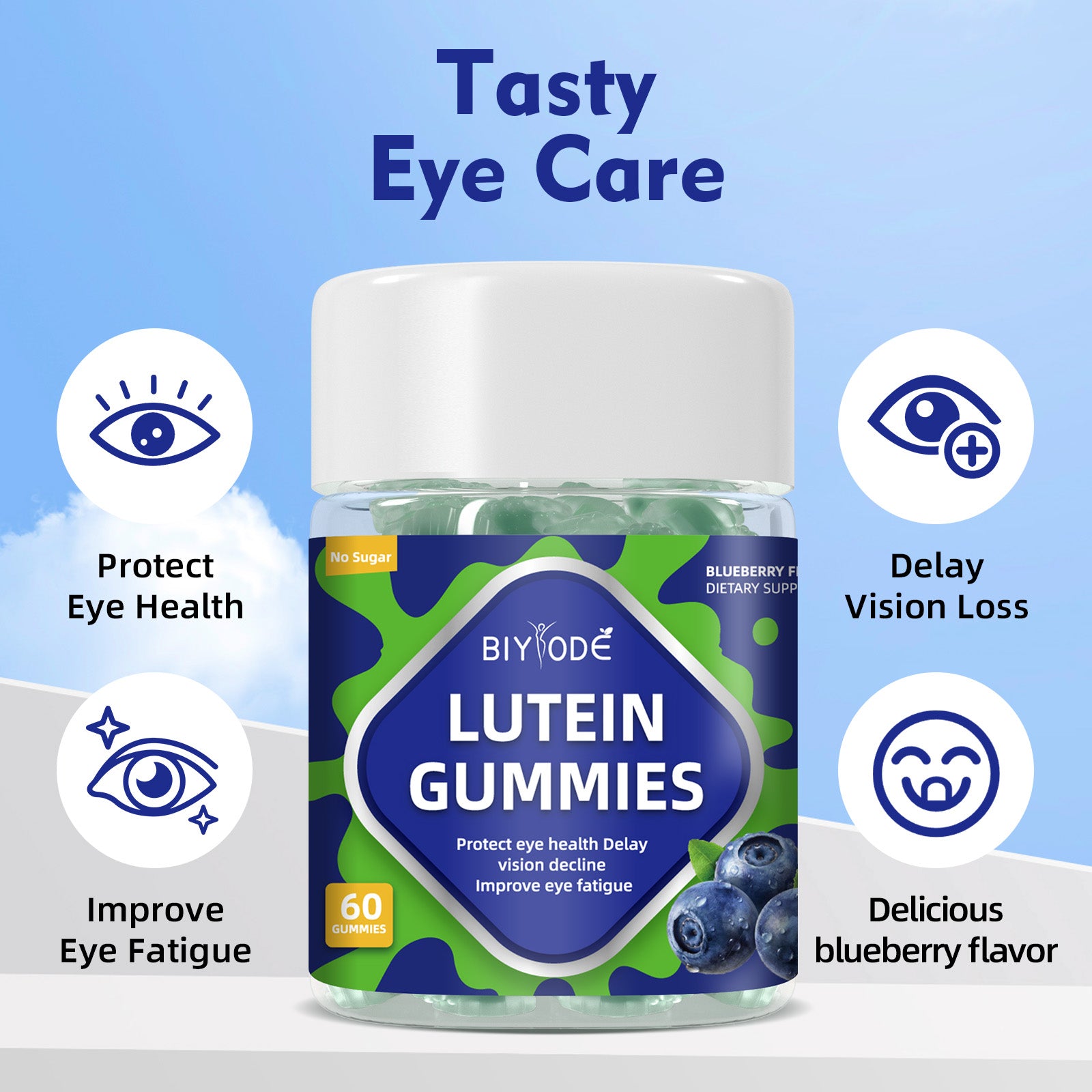 Wholesale Lutein Gummies Ready Stock Fast Shipping Natural Vision Support Supplement - 4 - CJ