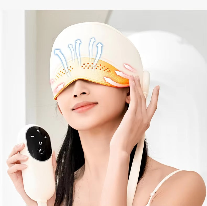 New Creative Sleep Aid Head Eye Massager Heating Pain Relief Relaxing Apparatusma Massage At Home - 5 - CJ