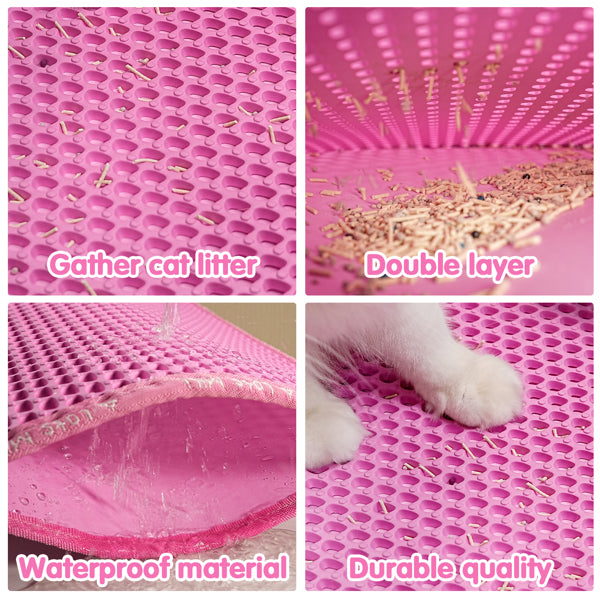 Double Layer Rice Shaped Cat Litter Pad - 5 - CJ