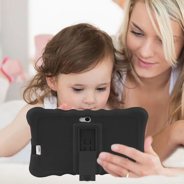Shock - resistant Silicone Snap - on Case With Stand For 7' Tablets - 5 - CJ