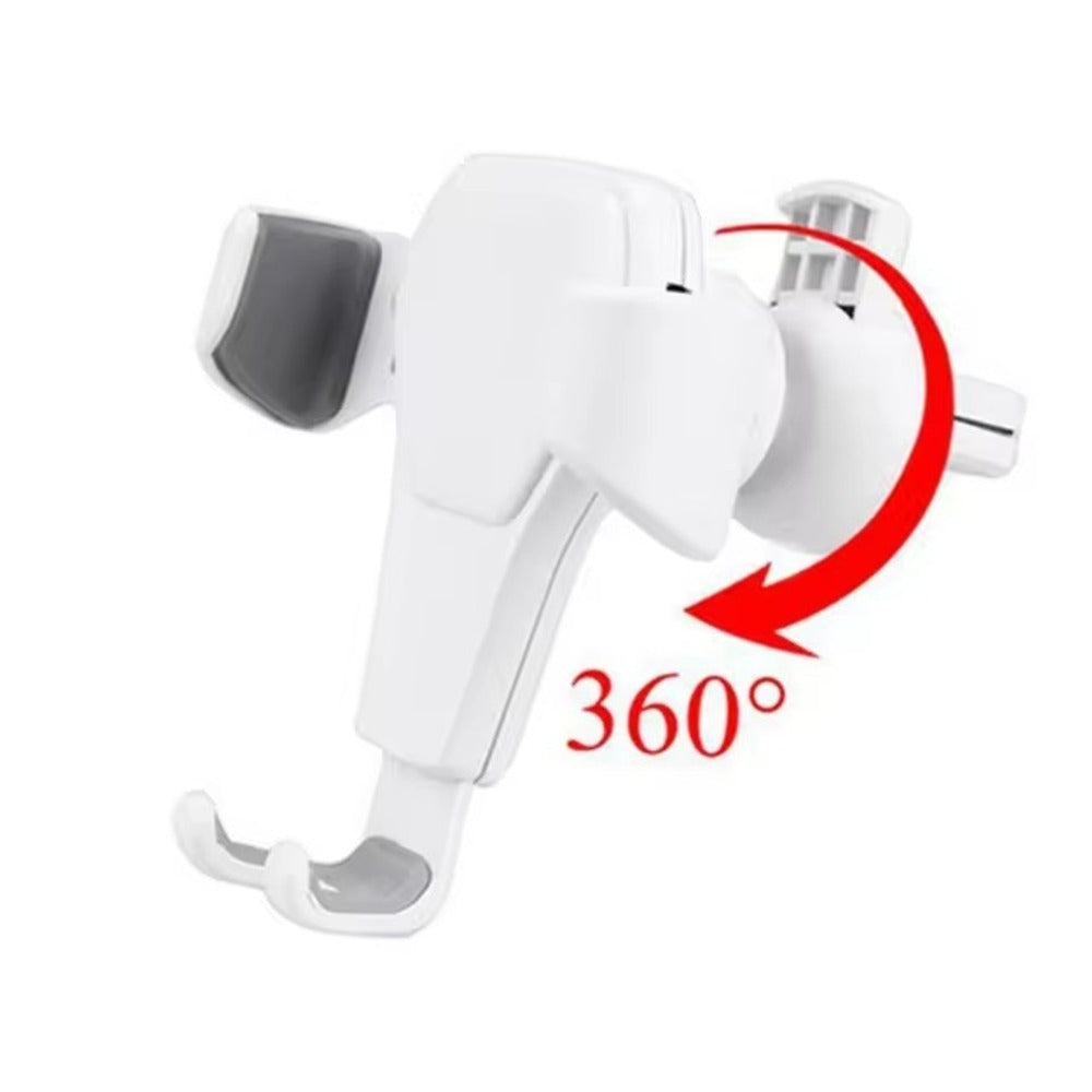 Universal Gravity Phone Holder Car Air Vent Mount Metal Mobile Stand GPS Support For Smartphone Air Vent Stand Cradle For Mobile Cell Phone - 5 - CJ
