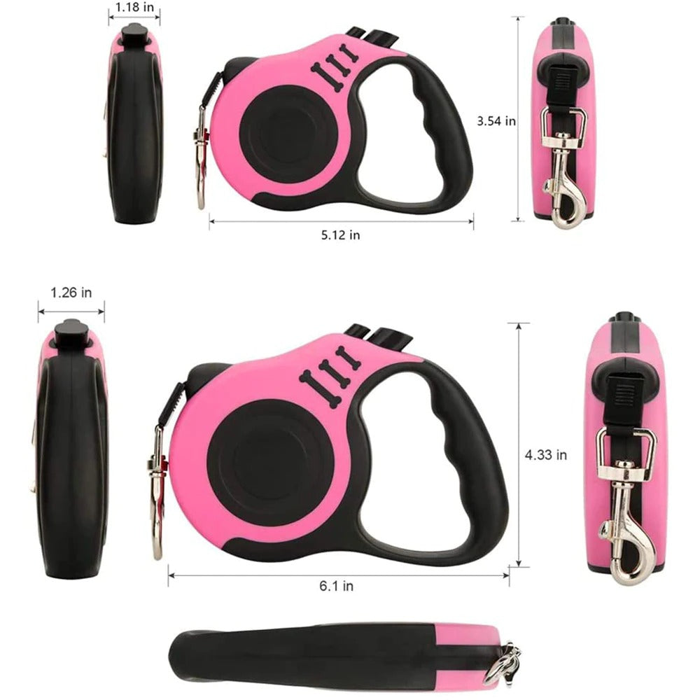 3m And 5m Durable Dog Leash Automatic Retractable Nylon Cat Lead Extension Puppy Walking Running Lead Roulette For Dogs Pet Products - 5 - CJ