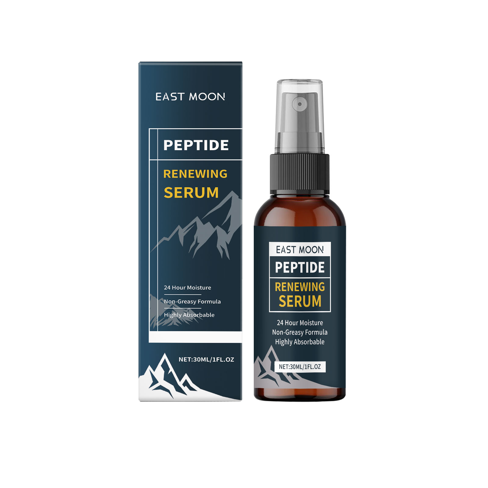East Moon Face Essence, Gentle Moisturizing Moisturizing Firming Care Facial Skin Essence - 5 - CJ