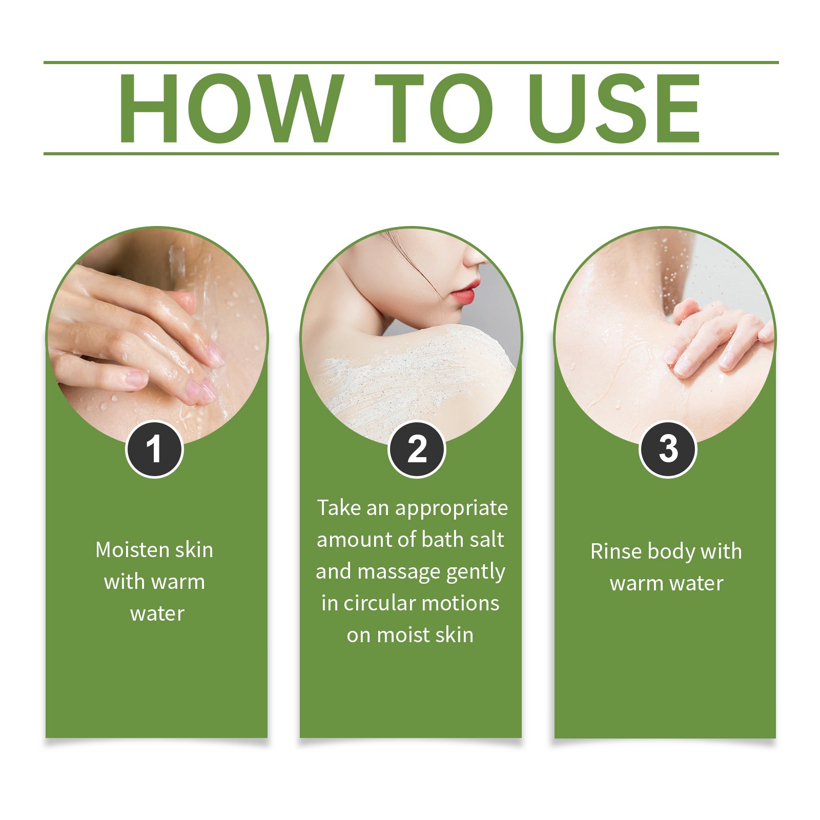 EELHOE Exfoliating Bath Salts Cleanse The Body, Nourish And Soothe Soft Skin, Moisturize And Smooth Bath Salts - 5 - CJ